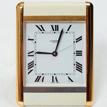 Table clock, Cartier, second half of the 20th century.