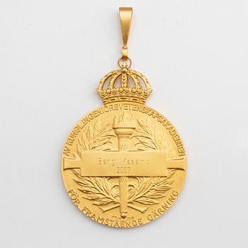 The Royal Swedish Academy of Engineering, gold medal. Awarded to Professor Bengt Kasemo in 2007.