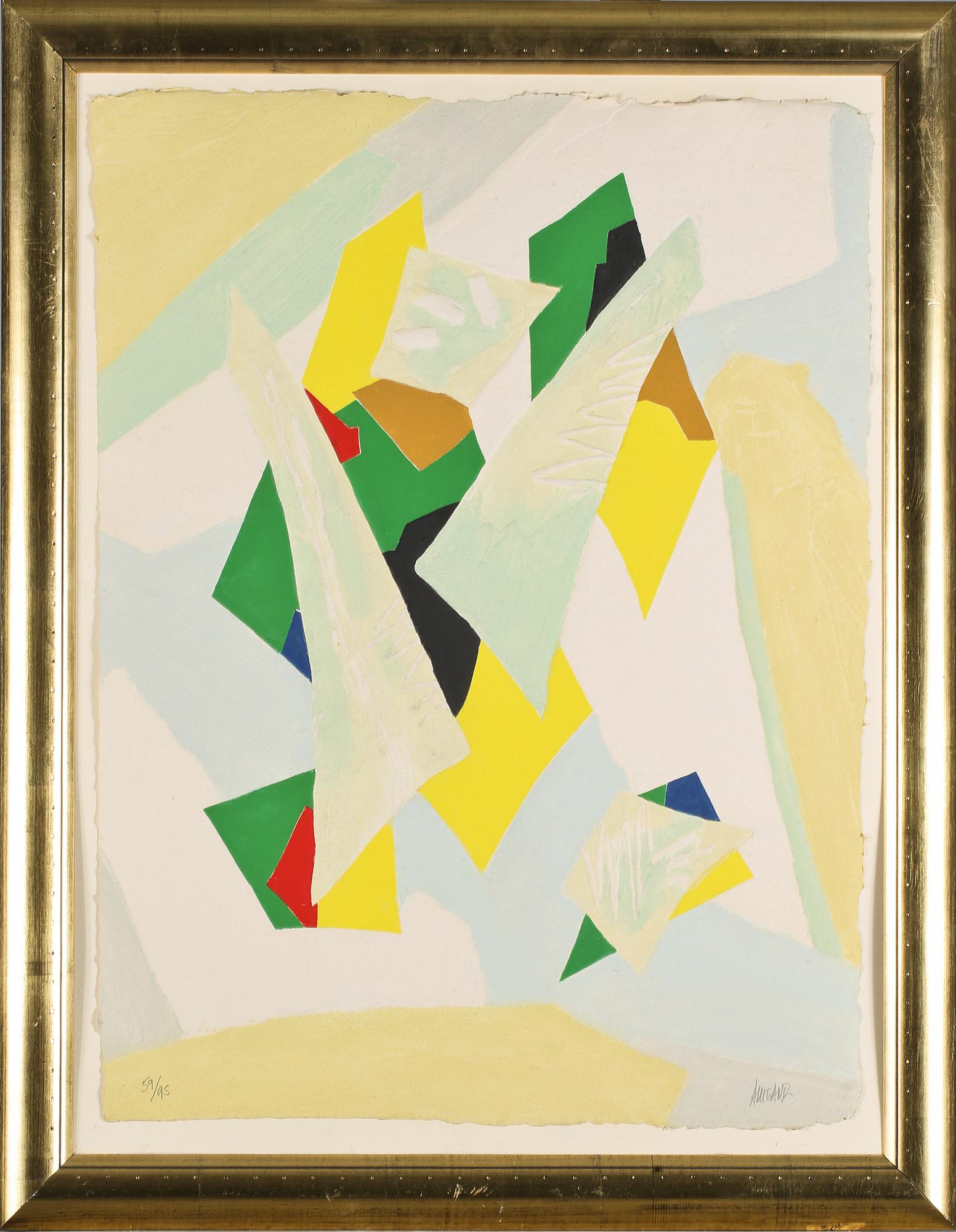 BERNARD ALLIGAND, carborundum, signerad och numrerad 59/95.