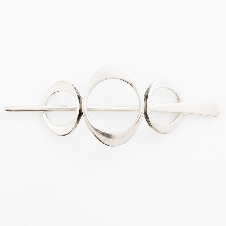 Sven-Erik Högberg, a hairpin, sterling silver, Gothenburg 1977.