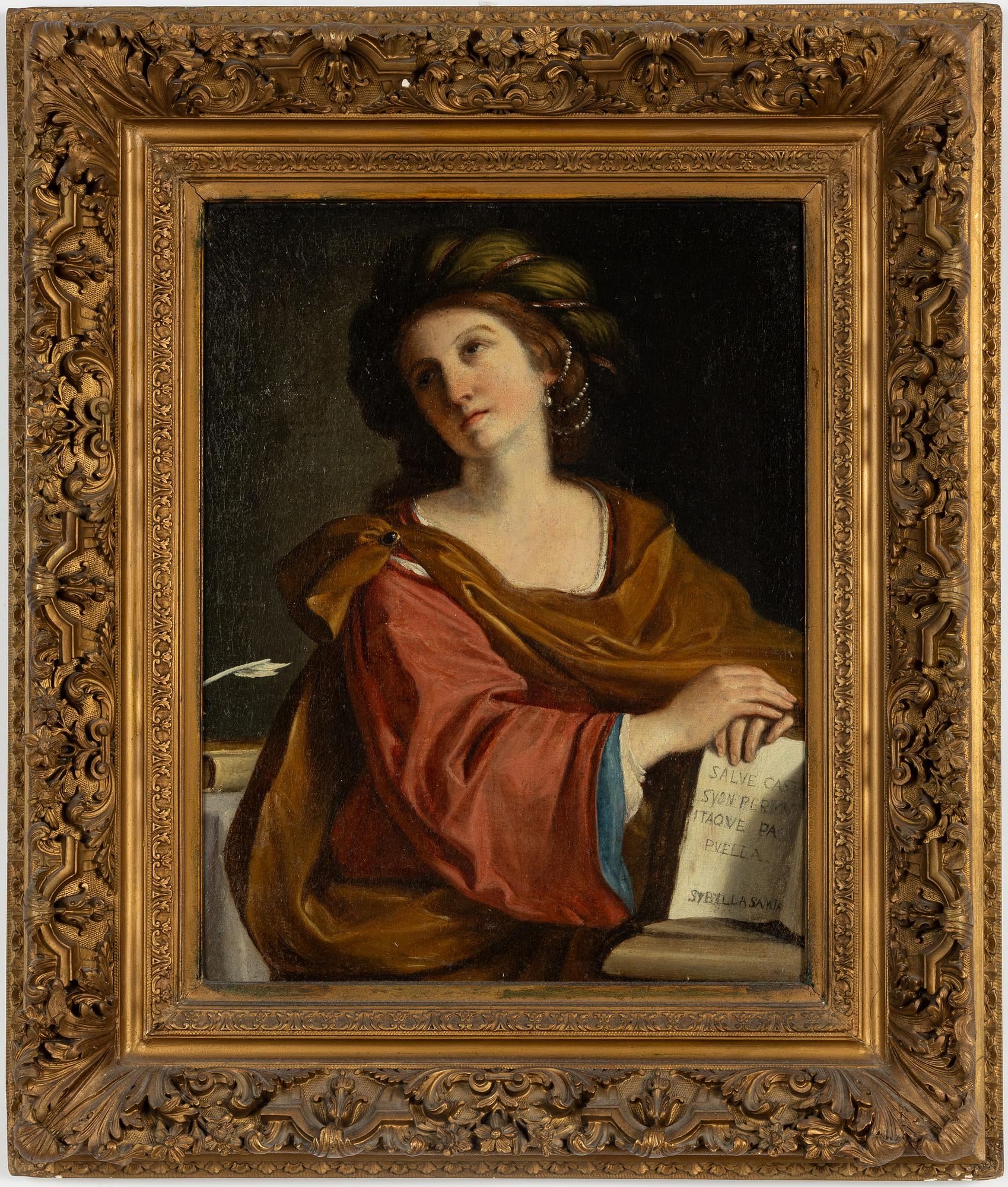 Domenico  Zampieri Il Domenichino., hans art, 1700-tal. The Cumean Sibyl.