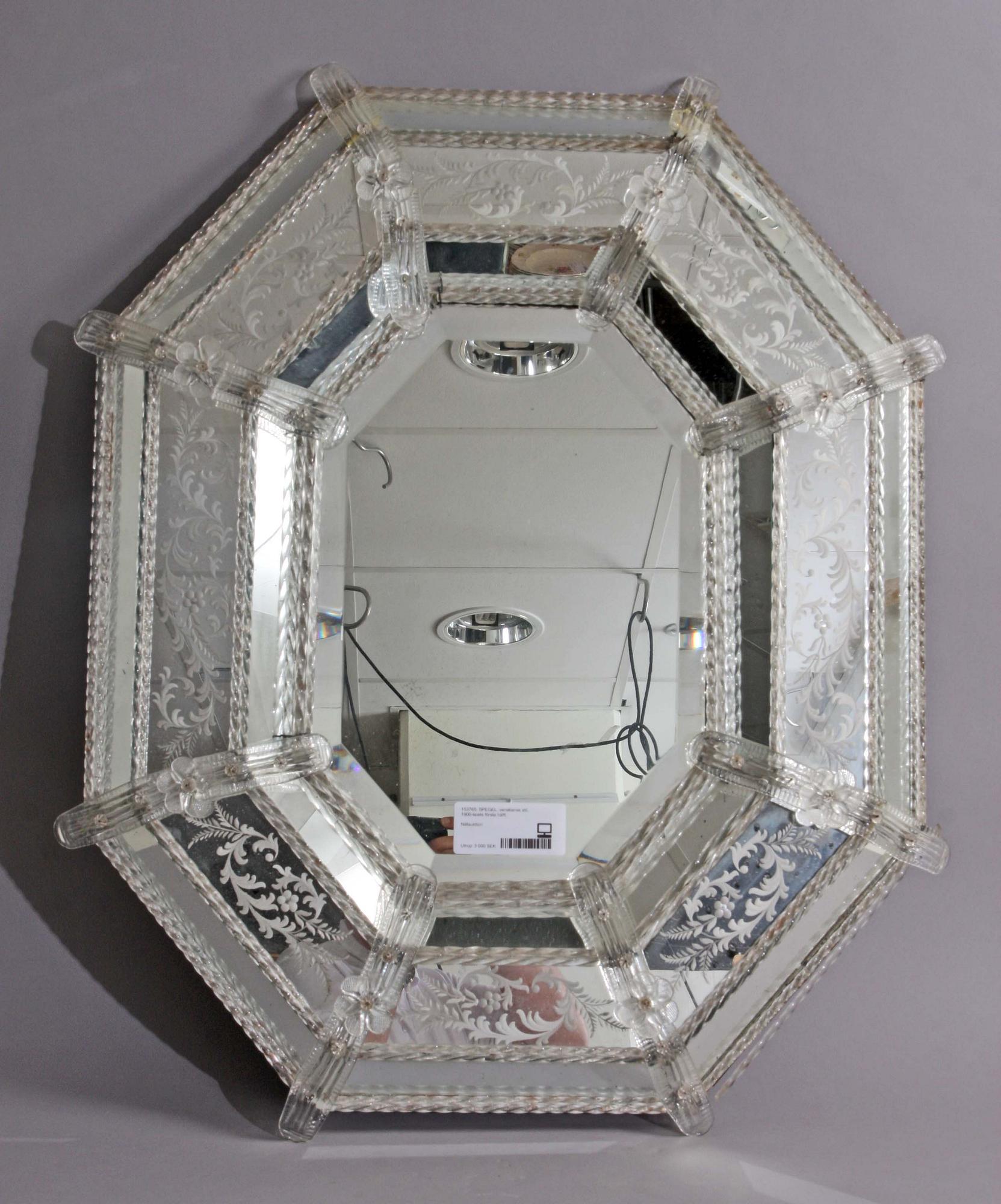 SPEGEL, venetiansk stil, 1900-talets första hälft.