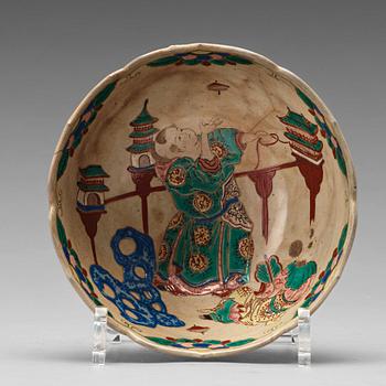 565. SKÅL, keramik. Japan, signerad, 1800-tal.