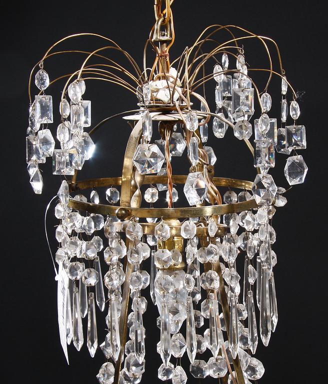 LJUSKRONA, sengustaviansk stil, 1800-tal. H 75.