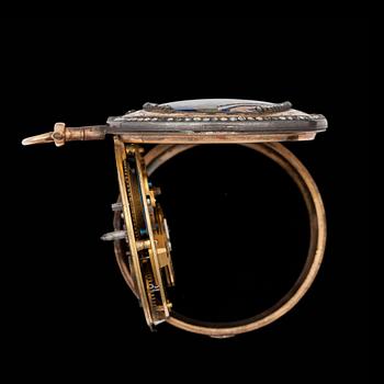 Pocket watch. Vegneur - Geneva about 1800, rose diamonds.