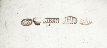 PARTI SILVER, 6 delar, Finland 1837-1925. Silvervikt tot. ca 470 g.