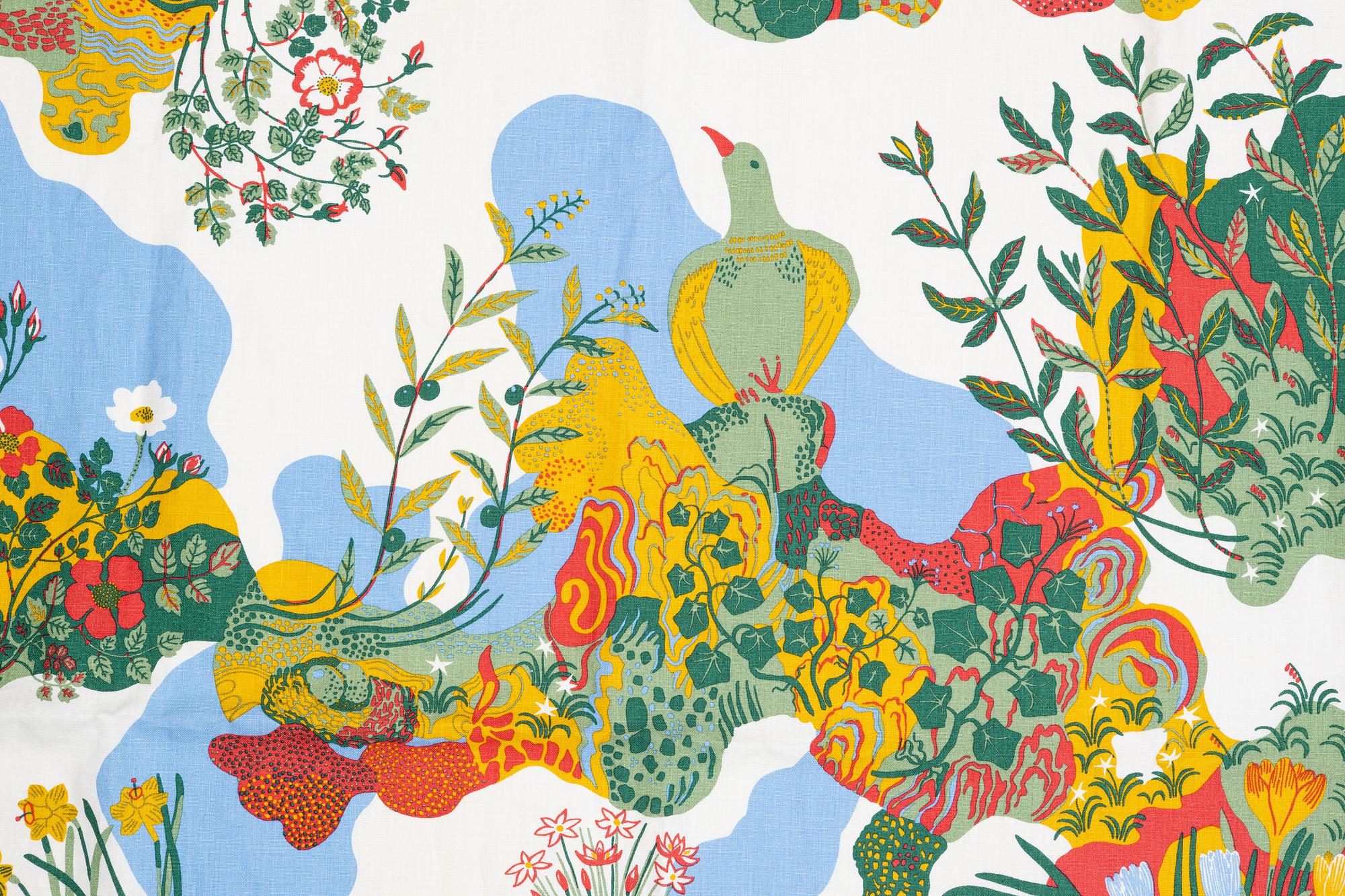 Josef Frank, curtains, a pair, "Anacreon", Svenskt Tenn.