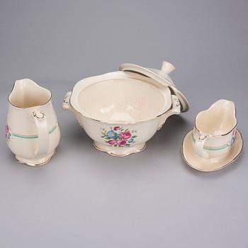SERVIS, 33 delar, porslin, "Tellervo" Arabia, i produktion 1949-1958.