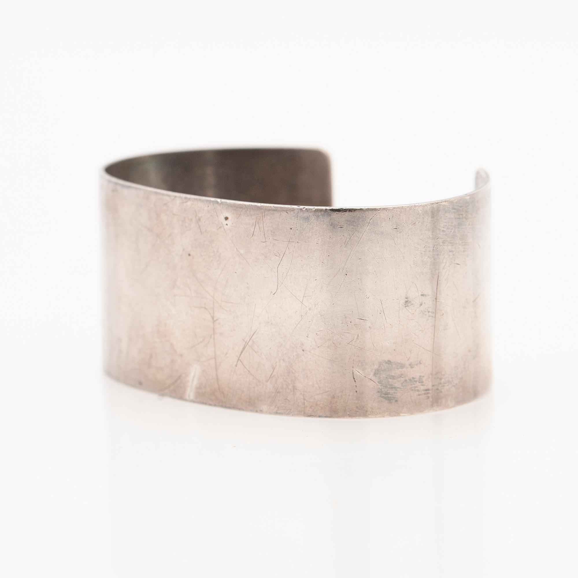 Wiwen Nilsson, Arm ring, sterling silver, Lund, 1969.