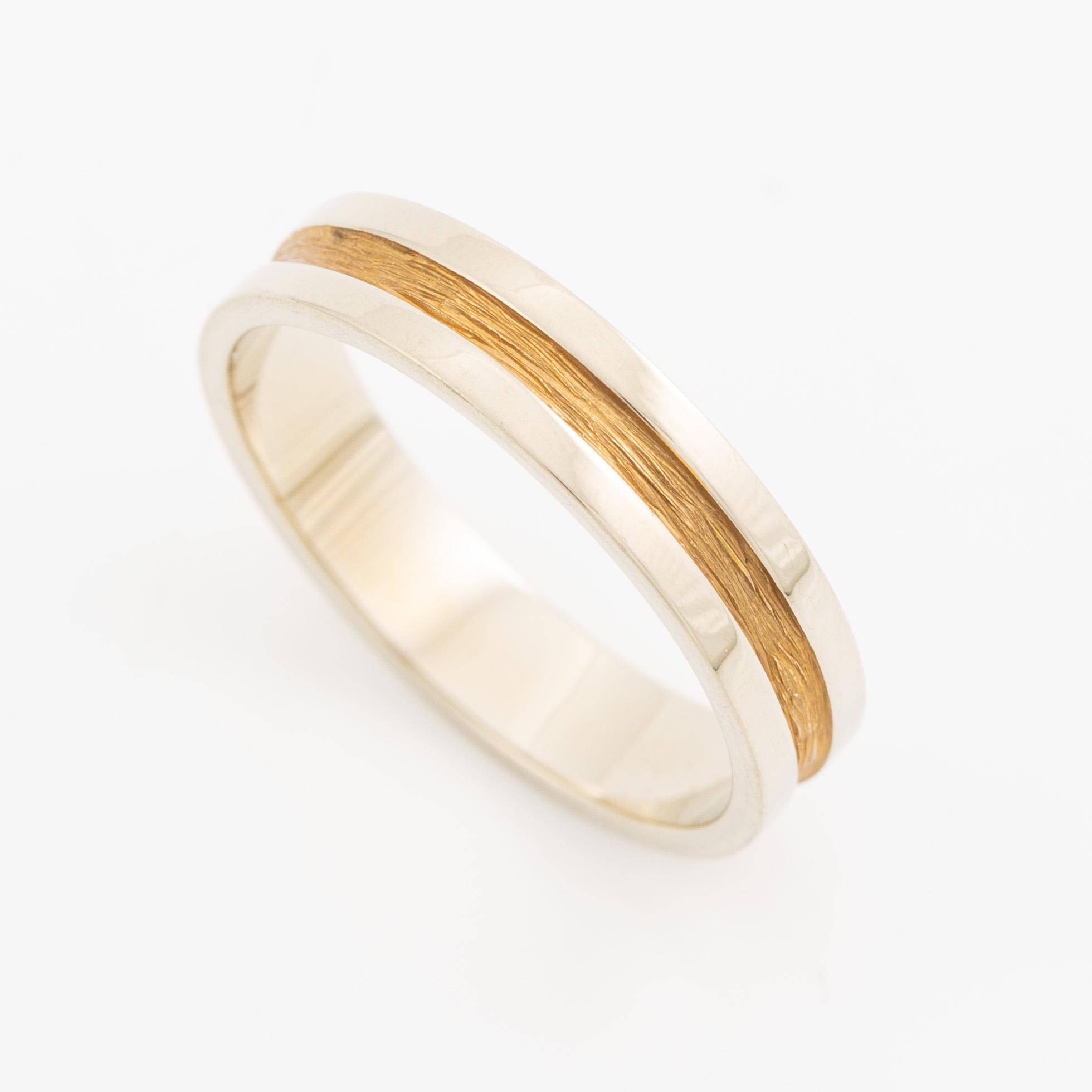 Lapponia, 18K ring guld och vitguld, Finland 1978.