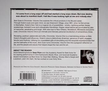 SIGNERAT SKIVOMSLAG, "Chronicles", Bob Dylan.