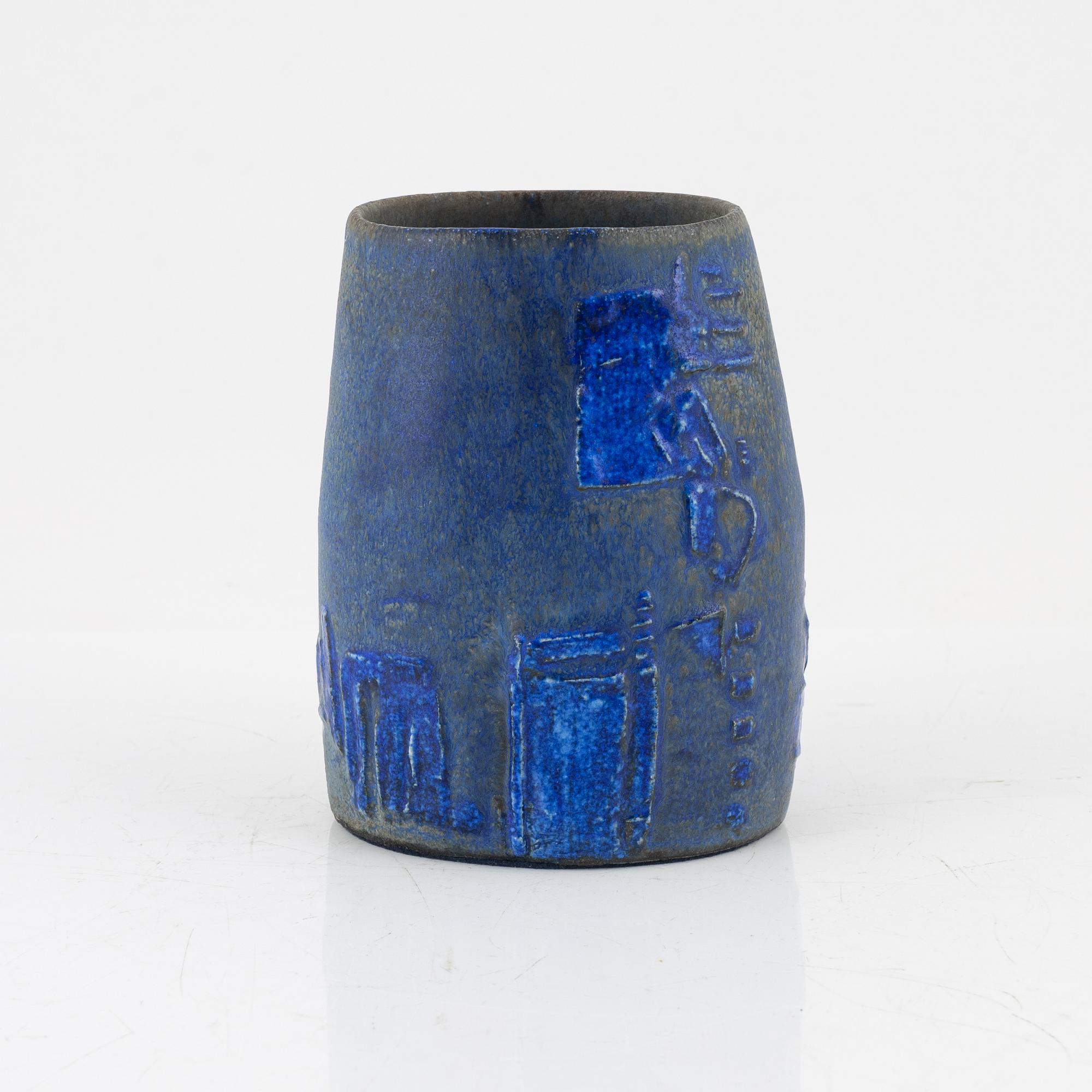 Carlo Zauli, a ceramic vase, Faenza, Italy.