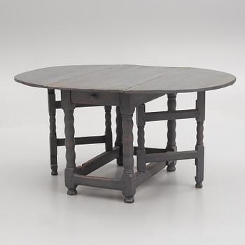 A gate leg table, Sweden, 18th century.