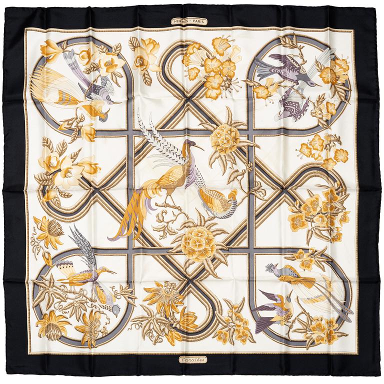 Hermès, scarf, “Caraïbes”.