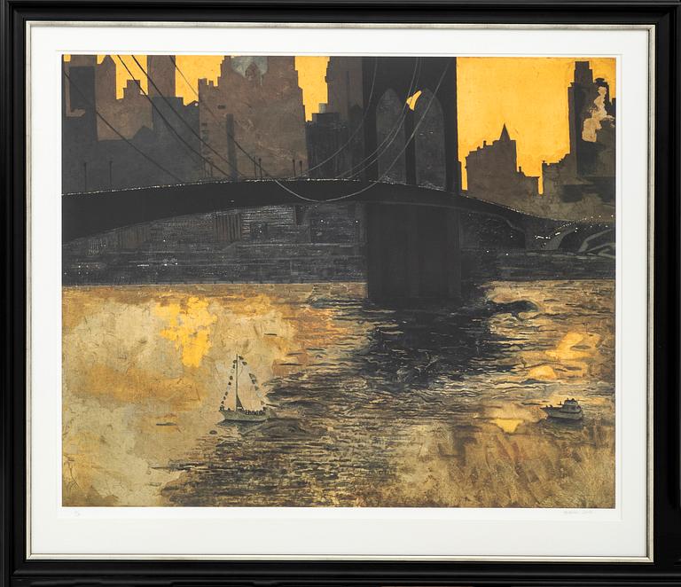 Jorge Castillo, pigment ink print,  signerad och numrerad 3/10.