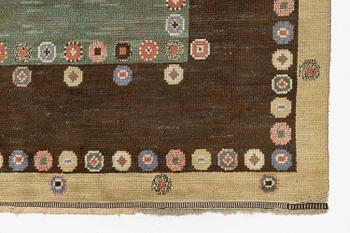 Märta Måås-Fjetterström, matta, "Tusenskönan" ("Bellis"), flossa, ca 300 x 205 cm, signerad AB MMF.