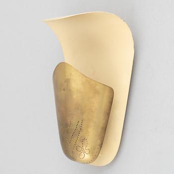 Harald Notini, vägglampa modell "8596", Arvid Böhlmarks Lampfabrik, Stockholm, 1940-50-tal.