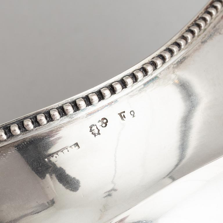 Henrik Frodell, såskanna, silver, Stockholm 1788. Gustaviansk.