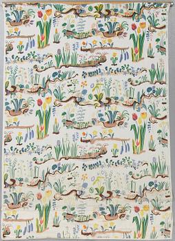 Josef Frank, ten 'Primavera' linen curtains, Svenskt Tenn.