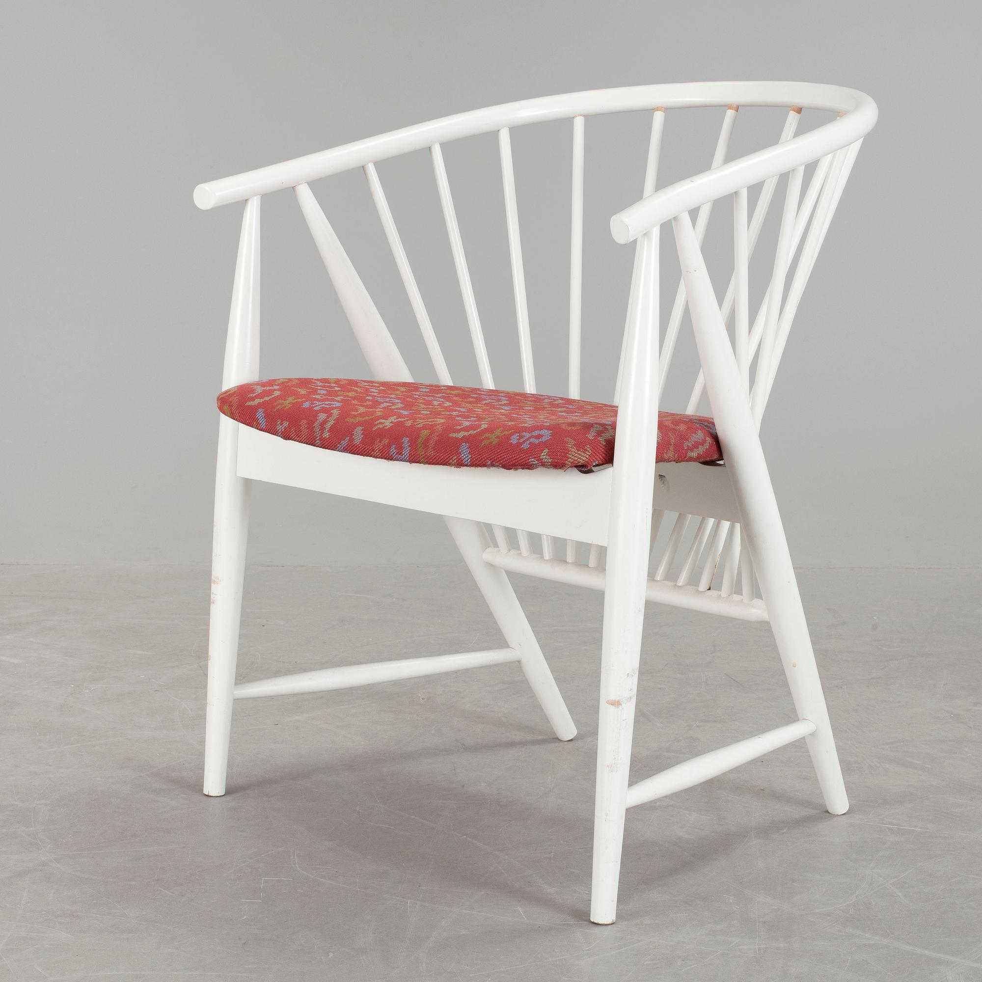 KARMSTOL, "Solfjädern", Sonna Rosén, modellen formgiven 1948.
