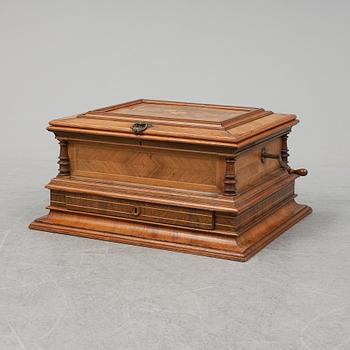 A German Symphonion music box, Jul. Heinr. Zimmermann, Leipzig, late 19th Century.