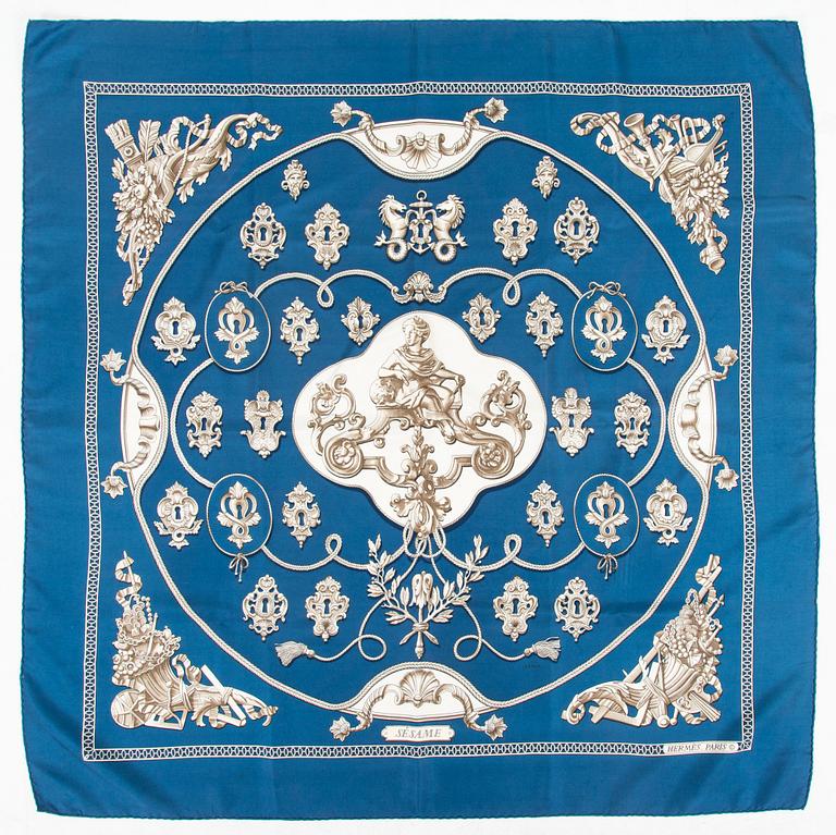 Hermès, scarf, "Sésame".