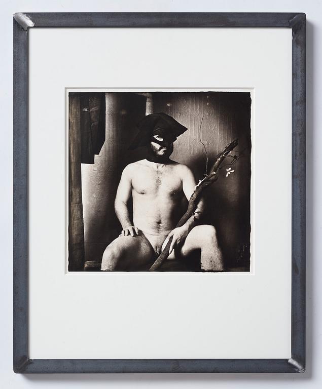 Joel-Peter Witkin, ”Hermaphrodite with Christ, San Francisco", 1985.