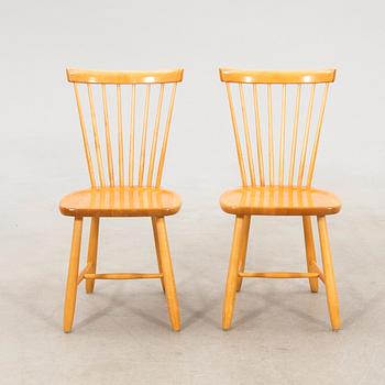 Carl Malmsten, four "Lilla Åland" chairs by Stolab, 21st century.