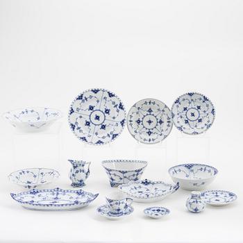 A 31-piece 'Musselmalet' porcelain service , Royal Copenhagen, Denmark.