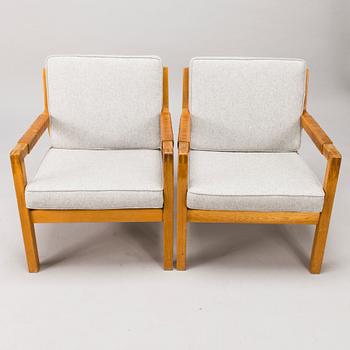 CARL GUSTAF HIORT AF ORNÄS, a pair of mid 20th century, 'Rialto' armchairs for Puunveisto Oy - Wood work Ltd.