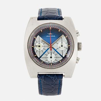 MONDIA, wristwatch, chronograph, 38 x 44 mm.