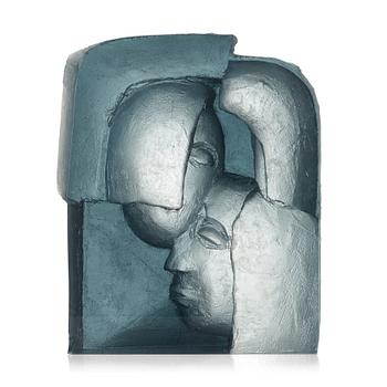 12. Ann Wolff, a cast sculpture from the 'Head series', Transjö, Sweden, 1990's.