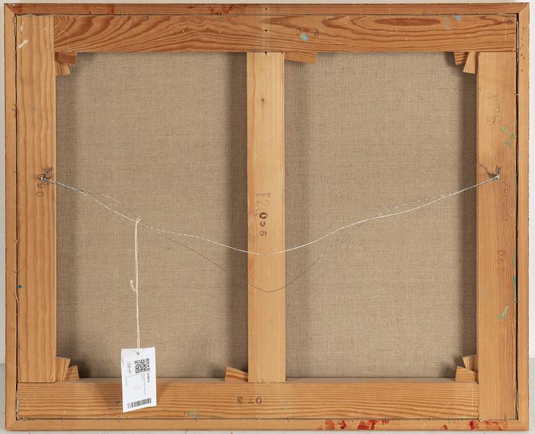 Margareta Wallin, oil on canvas, signed.