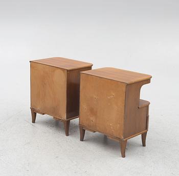 Sängbord ett par, 1940-tal.