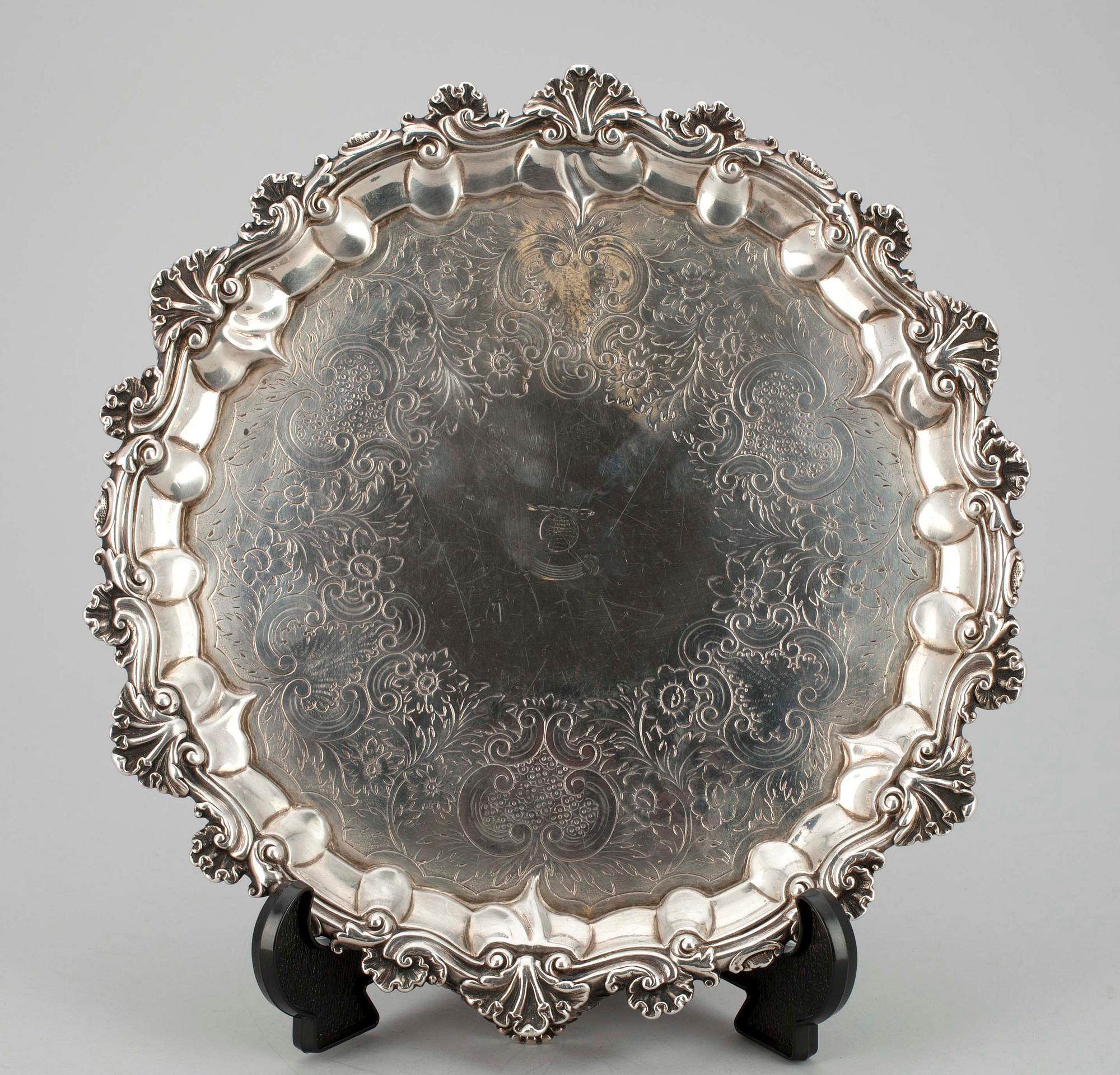 FAT, silver, London 1831, England. Tot. ca 600 gram.