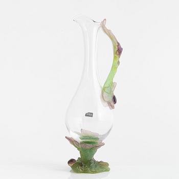 Carafe, glass, Daum, France, latter half of the 20th century.