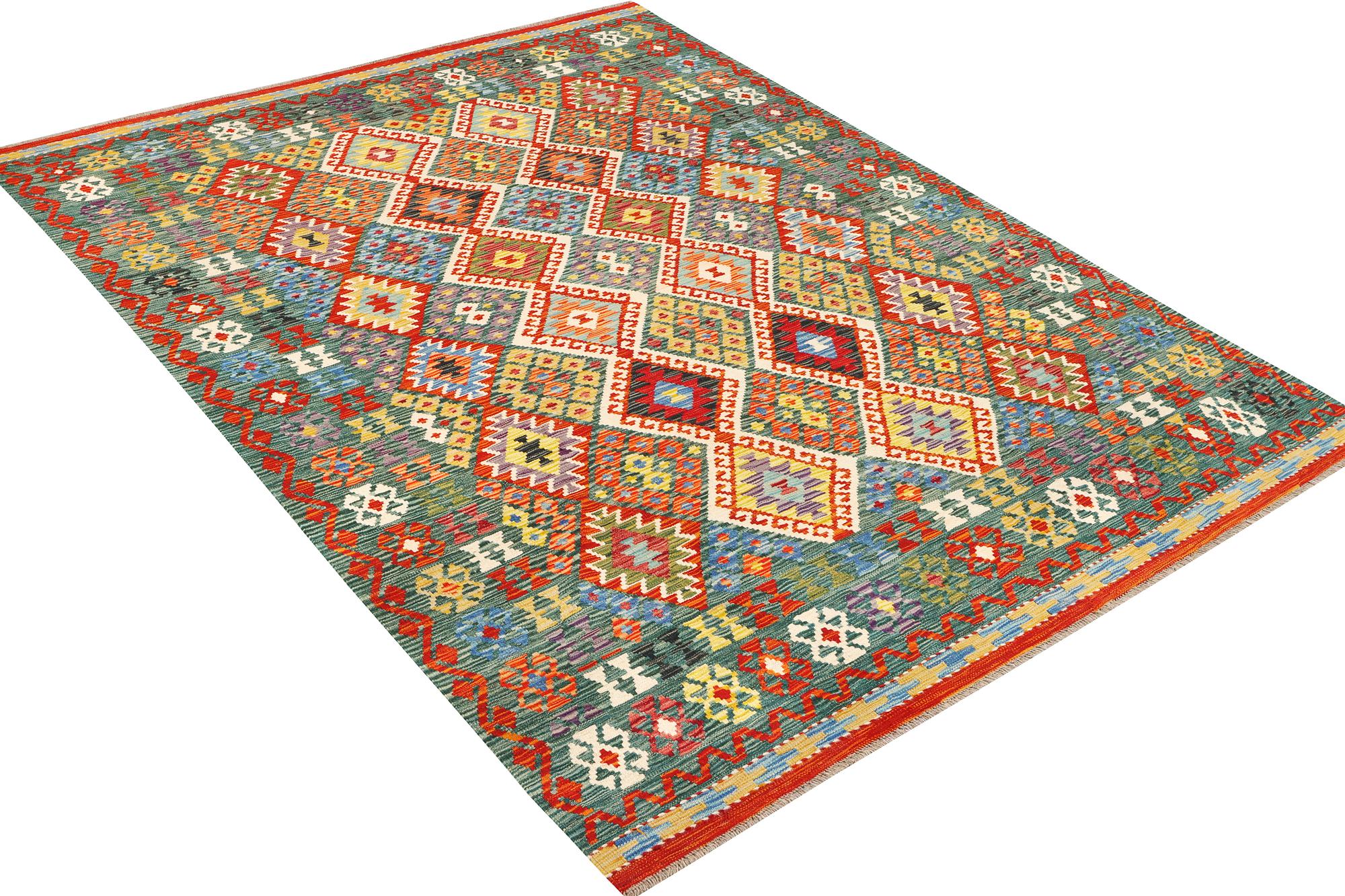 Matta, kelim, ca. 300 x 204 cm.