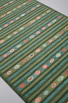Barbro Nilsson, A CARPET, "Krusbär", tapestry weave, ca 205 x 132,5 cm, signed AB MMF BN.