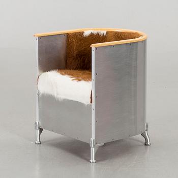 MATS THESELIUS, "Aluminium chair", Källemo,  formgiven 1990.