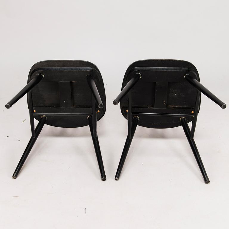 Four mid 20th century chairs.