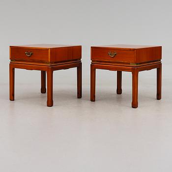 SÄNGBORD, 1 par, 1900-talets andra hälft.