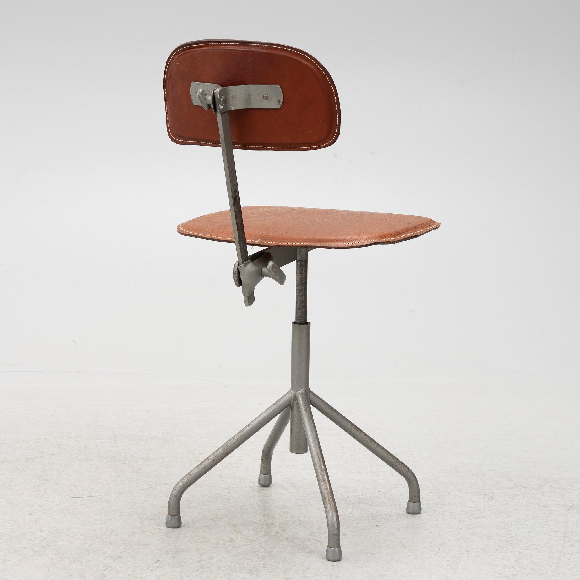 An industry/office chairs, Åry Ståmöbler, Sweden, 1930's/40's.