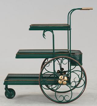 OKÄND FORMGIVARE, serveringsvagn, 1940-50-tal.