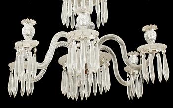 LJUSKRONA, venetiansk stil, 1900-talets första hälft, höjd 92 cm.