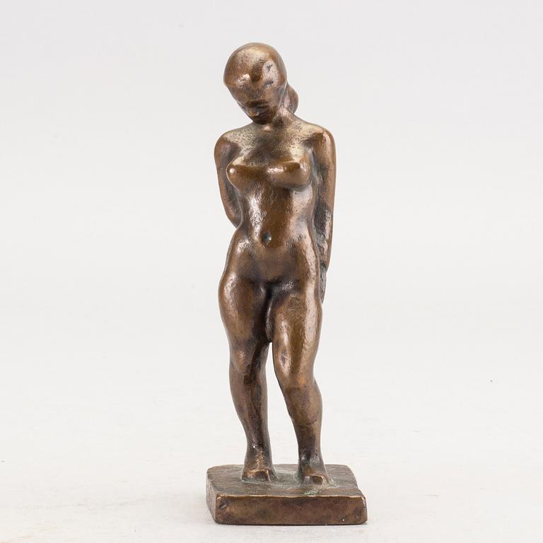 Helge Högbom, bronze, sculpture.
