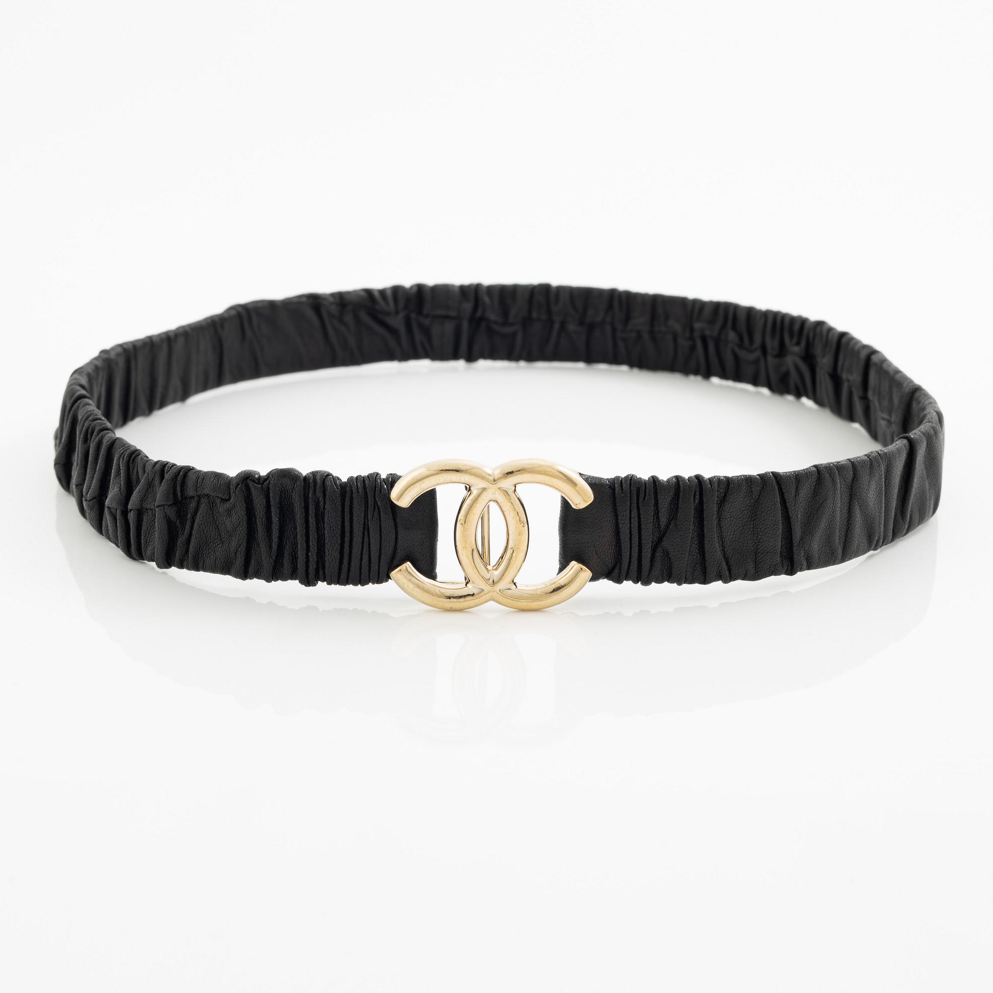 Chanel, skärp, storlek 70/28.