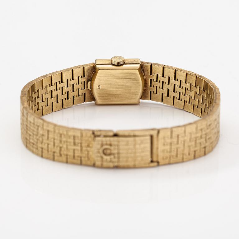 Omega, wristwatch, 14 x 14 mm.