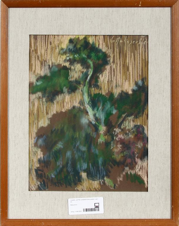 LOTTE LASERSTEIN, pastell, sign.