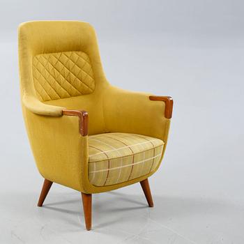 A Savoy armchair, designed by Torbjørn Afdal & Rolf Hesland for Bruksbo, early 1950s.