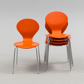 ERIK OLE JORGENSEN, stolar, 5 st, "Rondo", Danerka, 2000-tal.